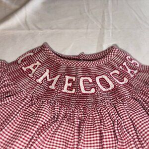 Baby Girl Smocked South Carolina Gamecocks USC Forever to Thee Bubble Size 3M